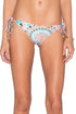 Luli Fama Dream Catcher Cryst.Wavey Ruched Back Bra. T/S